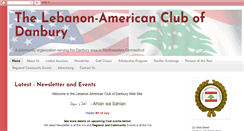 Desktop Screenshot of lebanon-americanclubofdanbury.com
